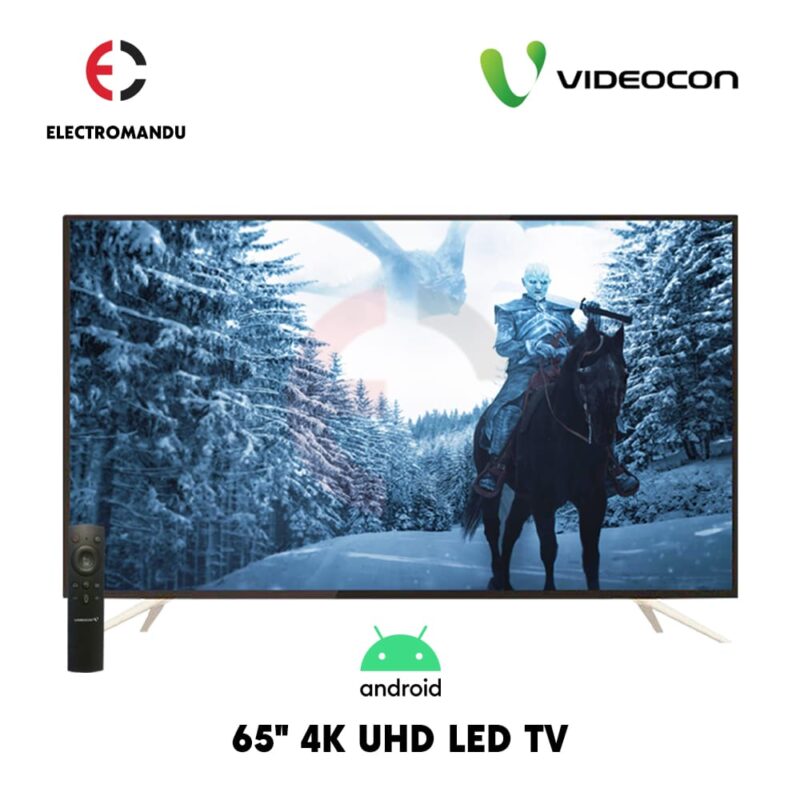 Videocon UHDTV65708S 65" 4K Ultra HD Android Smart LED TV (With Voice Remote)