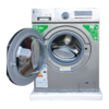 Syinix 4812S 8Kg Front Load Fully Automatic Washing Machine (Silver) - Image 3