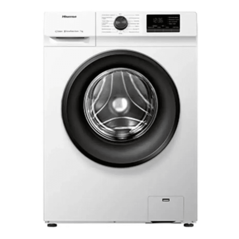 Hisense 7Kg Front Load Fully Automatic Washing Machine (WFPV7012M, White) - Image 3