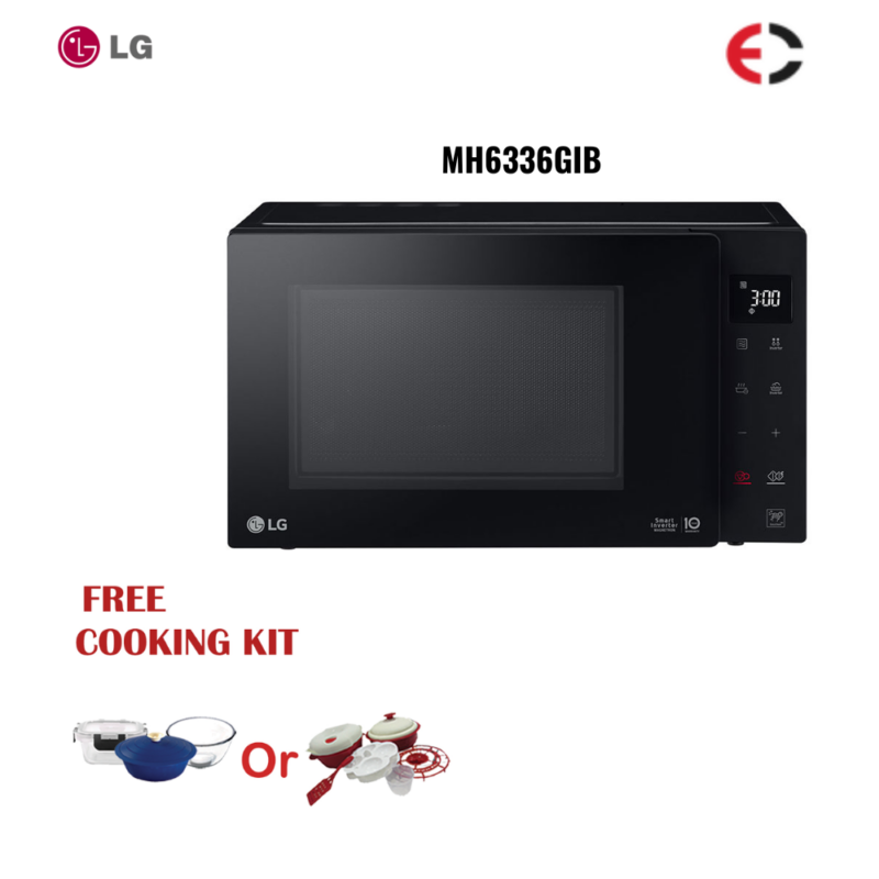 LG MH6336GIB 23 Ltr Smart Inverter Grill Microwave Oven