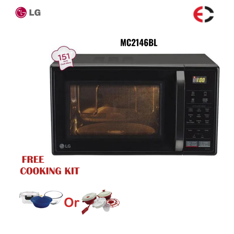 LG MC2146BL 21 Ltr 3-in-1 Convection and Grill Microwave Oven