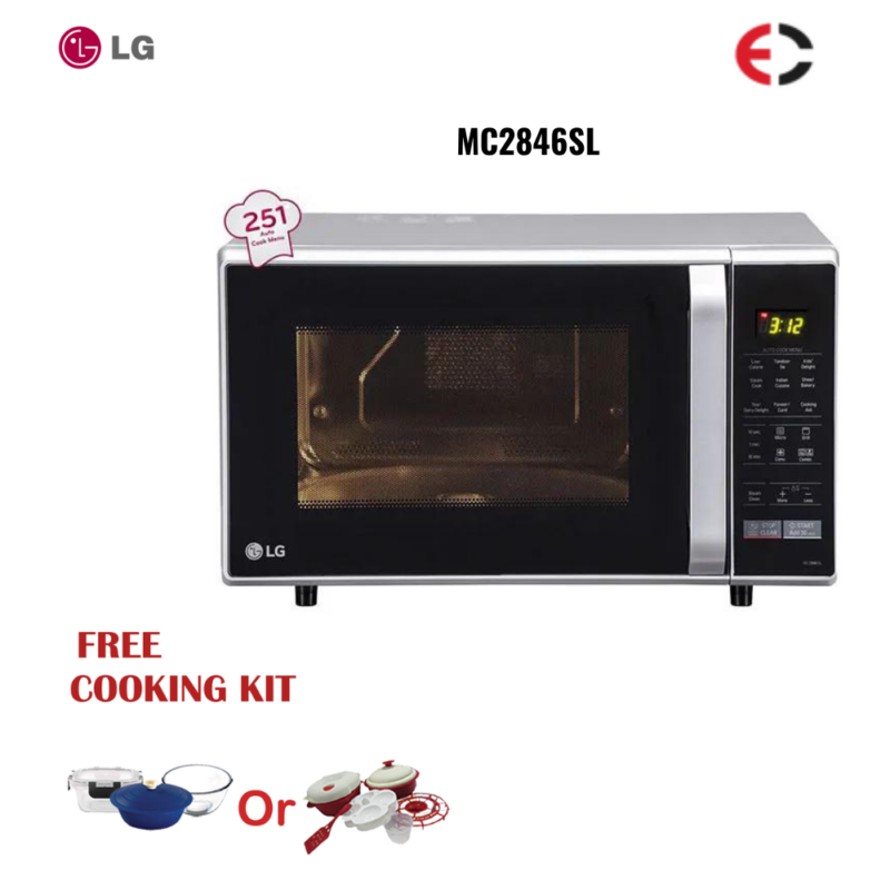 LG MC2846SL 28 Ltr 3-in-1 Convection and Grill Microwave Oven