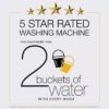 Whirlpool 7.5kg Stainwash Ultra Grey Top Load Full Automatic Washing Machine - Image 3