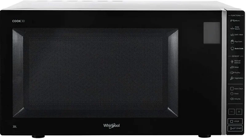 Whirlpool 30ltr Magicook PRO 30SE Black Solo Microwave Oven - Image 2