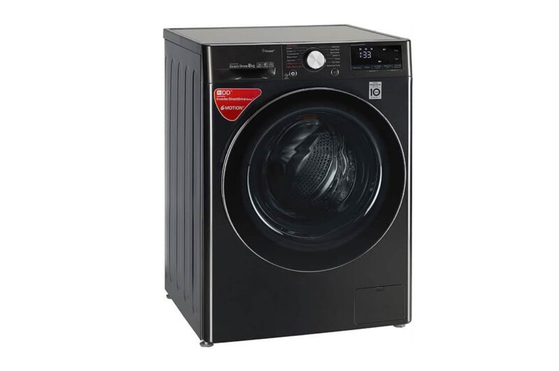 LG 8.0 kg Fully Automatic Front Load Washing Machine Black (FV1408S4B) - Image 5