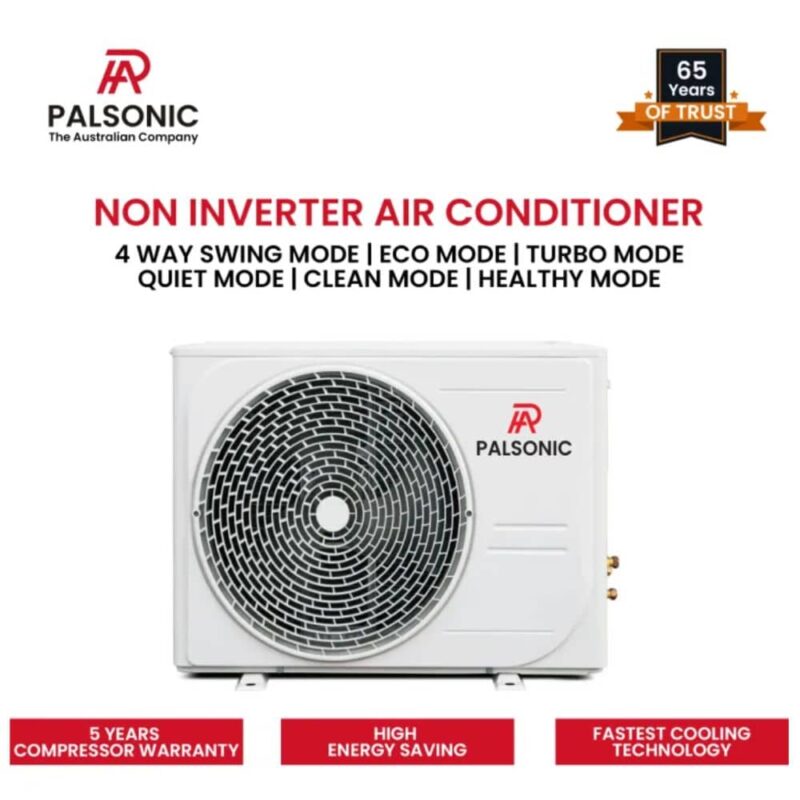 Palsonic 1.0 Ton Air Conditioner (Non- Inverter AC) | PLC 12000 BTU ANGLE 169