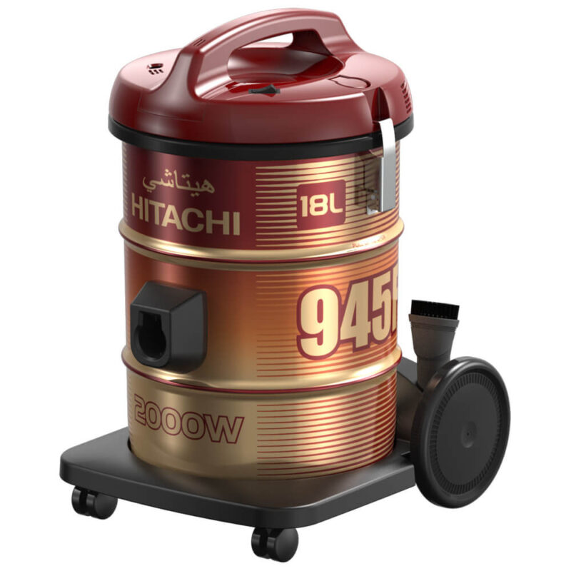 Hitachi 2000 Watt Dry Drum Vacuum Cleaner CV945 WR ( 18 LTR)