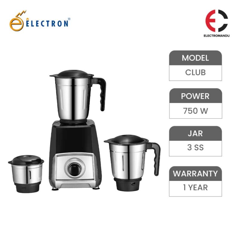 Electron 750W Mixer Grinder (club-750w)