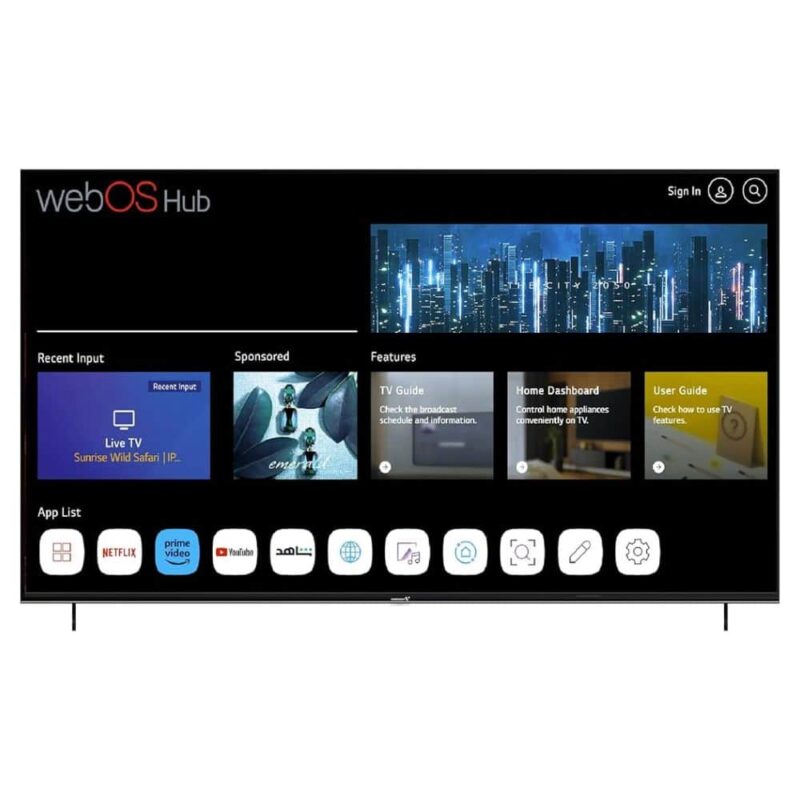 Videocon 85" Bezel Less 4K UHD HDR webOS Smart LED TV with ThinQ and Magic Remote