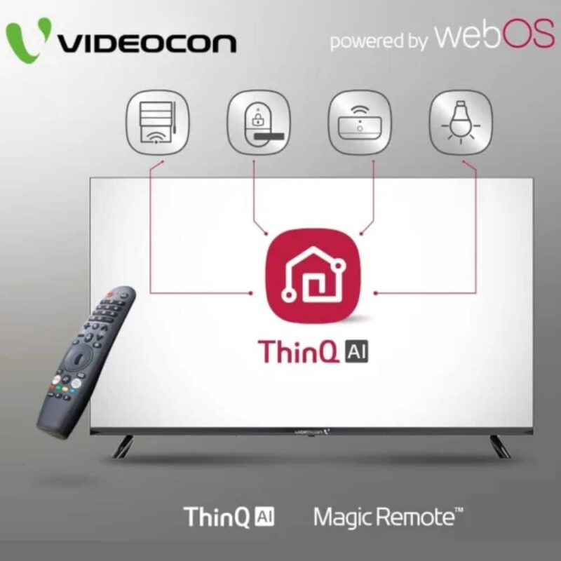 Videocon 85" Bezel Less 4K UHD HDR webOS Smart LED TV with ThinQ and Magic Remote - Image 5