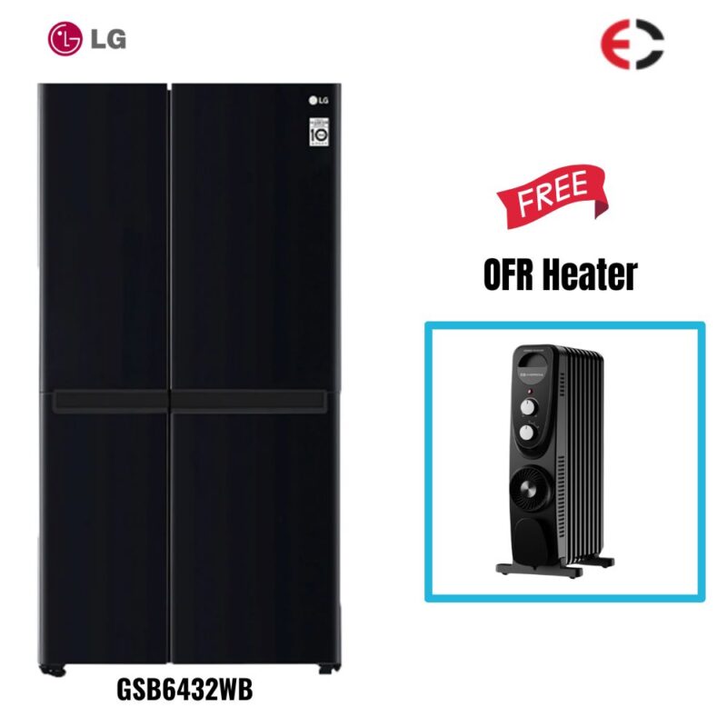 LG GSB6432WB 643 Liter Side By Side Refrigerator