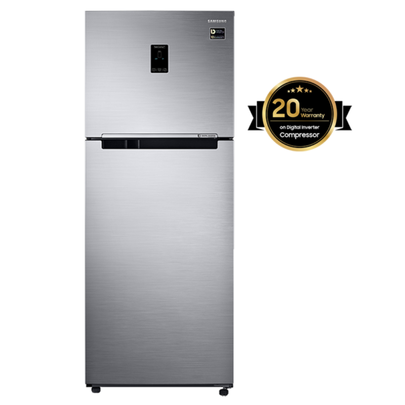 Samsung 415 L 2 Star Frost Free Double Door Refrigerator (RT42M5538S8/TL, Elegant Inox, Convertible, 2022 Model)