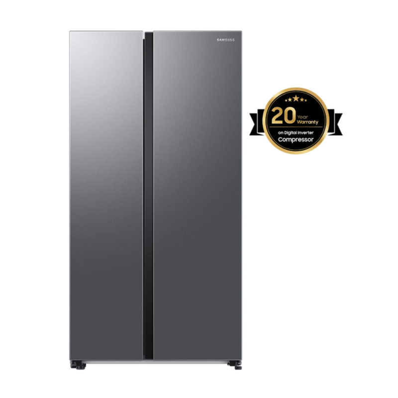 Samsung 653L Side By Side Refrigerator with Smart Conversion (RS76CG8113SL/IM)