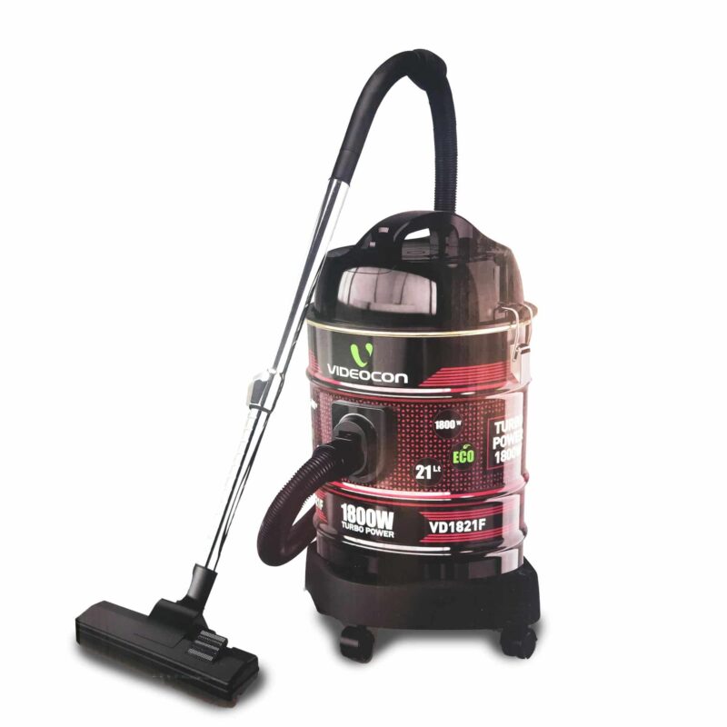 Videocon 1800 Watt Dry Drum Vacuum Cleaner VD1821F ( 21 LTR, Red)