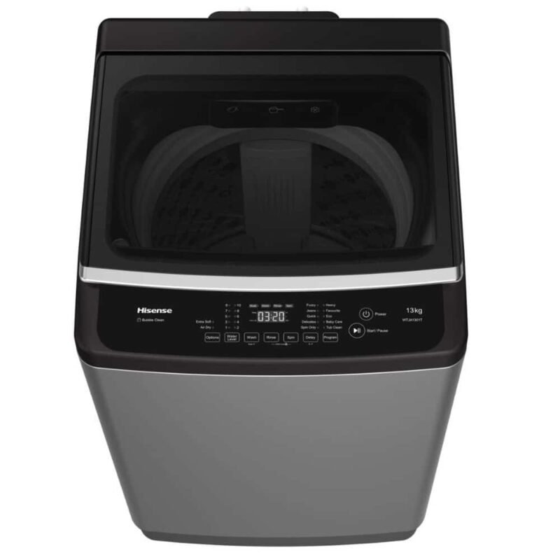 Hisense 8Kg Top Load Fully Automatic Washing Machine (WTJA801T, Titanium) - Image 4