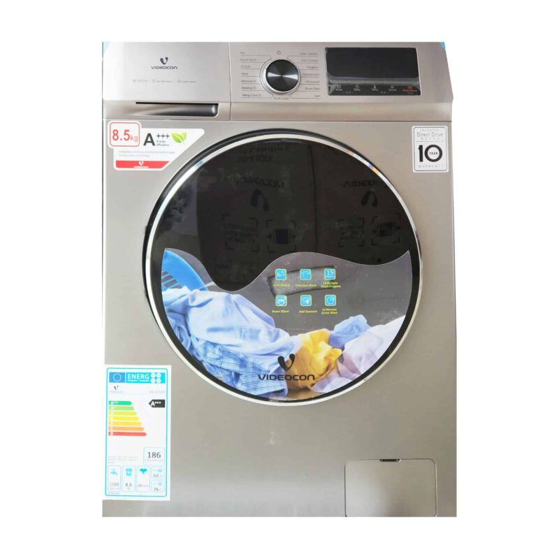 Videocon 8.5 Kg Direct Drive Inverter Front Loading Full Automatic Washing Machine