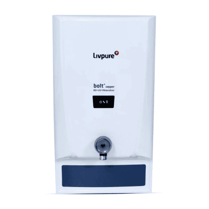 Livpure Bolt+ Copper (RO+UV+Mineralizer+Copper 29) Water Purifier