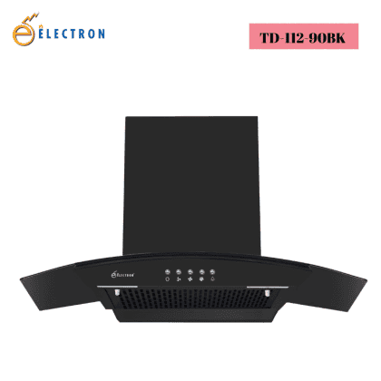 Electron Push Rangehood Chimney (TD-112-90BK)