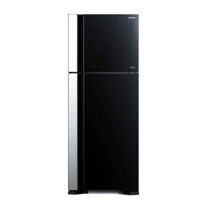 Hitachi R-VG560P7P (GBK) 489 Ltr Big 2 Glass Series Double Door Inverter Refrigerator