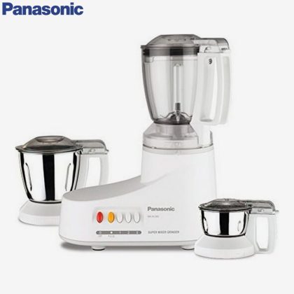 Panasonic 550-Watt Mixer Grinder with 3 Jars (MX-AC300H, Grey)