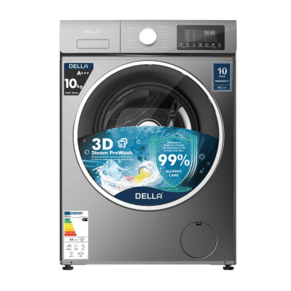 Della 10kg BLDC Inverter Motor Front Load Fully Automatic Washing Machine