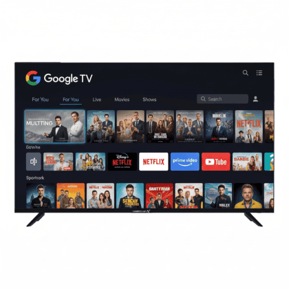 Videocon 43" Android Smart 4K Ultra HD QLED LED TV with Voice Remote