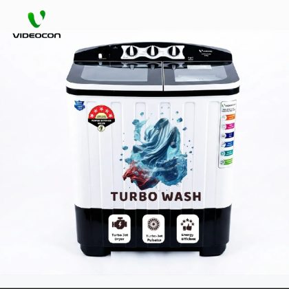 Videocon 8 Kg Semi Automatic Washing Machine with Turbo Wash